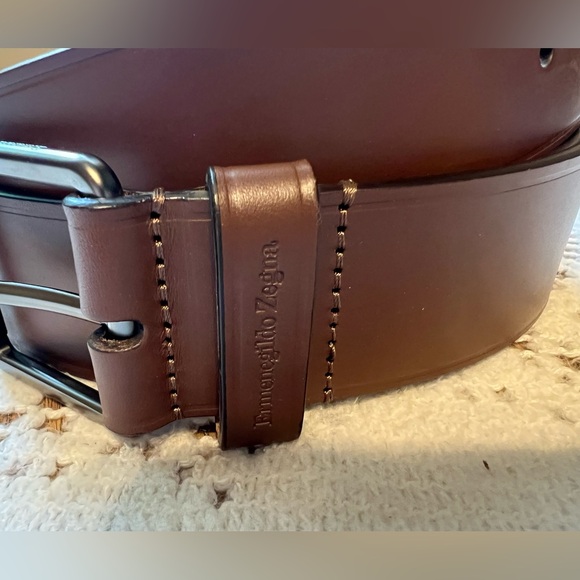 Ermenegildo Zegna Bovine Leather Belt (Brand New) - Picture 5 of 8